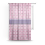 Linked Squares Sheer Curtain