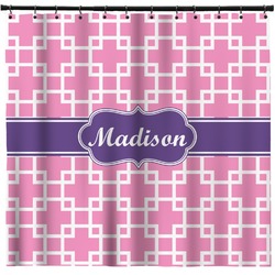 Linked Squares Shower Curtain - 71" x 74" (Personalized)