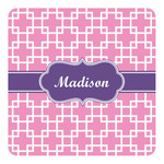 Linked Squares Square Decal (Personalized)