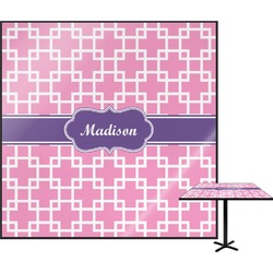 Linked Squares Square Table Top - 30" (Personalized)