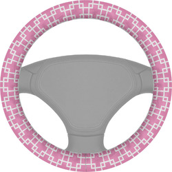 Linked Squares Steering Wheel Cover