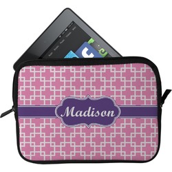 Linked Squares Tablet Case / Sleeve - Small (Personalized)