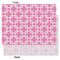 Linked Squares Tissue Paper - Heavyweight - Large - Front & Back