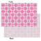 Linked Squares Tissue Paper - Heavyweight - Small - Front & Back