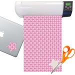 Linked Squares Sticker Vinyl Sheet (Permanent)