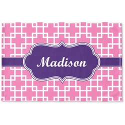 Linked Squares Woven Mat (Personalized)