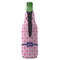 Linked Squares Zipper Bottle Cooler - BACK (bottle)