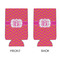 Pink & Orange Chevron 16oz Can Sleeve - APPROVAL