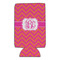 Pink & Orange Chevron 16oz Can Sleeve - Set of 4 - FRONT