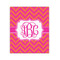 Pink & Orange Chevron 20x24 - Canvas Print - Front View