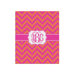 Pink & Orange Chevron Poster - Matte - 20x24 (Personalized)