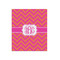 Pink & Orange Chevron 20x24 - Matte Poster - Front View