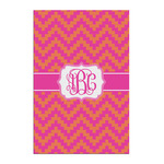 Pink & Orange Chevron Posters - Matte - 20x30 (Personalized)