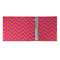 Pink & Orange Chevron 3 Ring Binders - Full Wrap - 2" - OPEN INSIDE