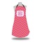 Pink & Orange Chevron Apron on Mannequin