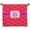 Pink & Orange Chevron Bath Towel (Personalized)