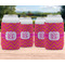 Pink & Orange Chevron Can Sleeve - LIFESTYLE