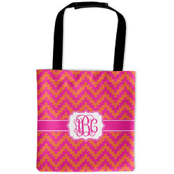 Pink & Orange Chevron Auto Back Seat Organizer Bag (Personalized)