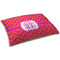 Pink & Orange Chevron Dog Beds - SMALL