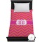 Pink & Orange Chevron Duvet Cover (Twin)