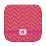 Pink & Orange Chevron Face Towel (Personalized)