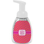 Pink & Orange Chevron Foam Soap Bottle (Personalized)