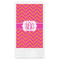 Pink & Orange Chevron Guest Paper Towels - Full Color (Personalized)