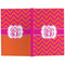 Pink & Orange Chevron Large Hard Cover Journal - Apvl