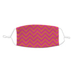 Pink & Orange Chevron Kid's Cloth Face Mask