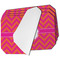 Pink & Orange Chevron Octagon Placemat - Single front set of 4 (MAIN)