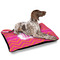 Pink & Orange Chevron Outdoor Dog Beds - Large - IN CONTEXT