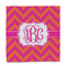 Pink & Orange Chevron Party Favor Gift Bag - Matte - Front