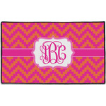 Pink & Orange Chevron Door Mat - 60"x36" (Personalized)