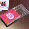 Pink & Orange Chevron Playing Cards - In Package