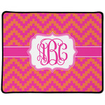 Pink & Orange Chevron Large Gaming Mouse Pad - 12.5" x 10" (Personalized)