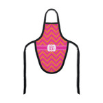 Pink & Orange Chevron Bottle Apron (Personalized)