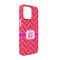 Pink & Orange Chevron iPhone 13 Case - Angle