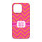 Pink & Orange Chevron iPhone 13 Case - Back