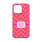 Pink & Orange Chevron iPhone 13 Mini Case - Back