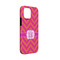 Pink & Orange Chevron iPhone 13 Mini Tough Case - Angle