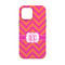 Pink & Orange Chevron iPhone 13 Mini Tough Case - Back