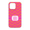 Pink & Orange Chevron iPhone 13 Pro Case - Back