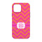 Pink & Orange Chevron iPhone 13 Pro Tough Case - Back