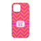 Pink & Orange Chevron iPhone 13 Tough Case - Back