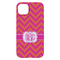 Pink & Orange Chevron iPhone 14 Pro Max Case - Back