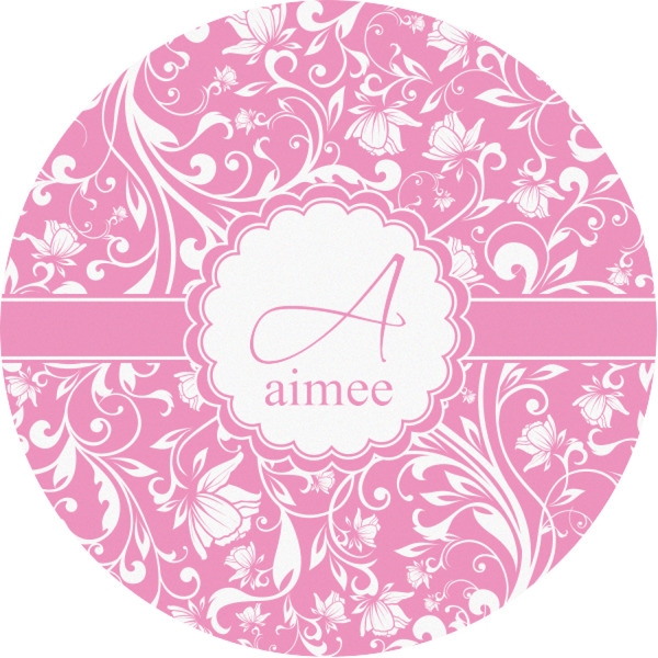 Custom Floral Vine Multipurpose Round Labels - 1" (Personalized)