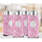 Floral Vine 12oz Tall Can Sleeve - Set of 4 - LIFESTYLE