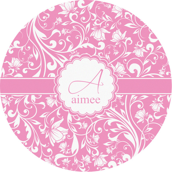 Custom Floral Vine Multipurpose Round Labels - Custom Sized (Personalized)