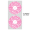 Floral Vine 5" Multipurpose Round Label - Sheet