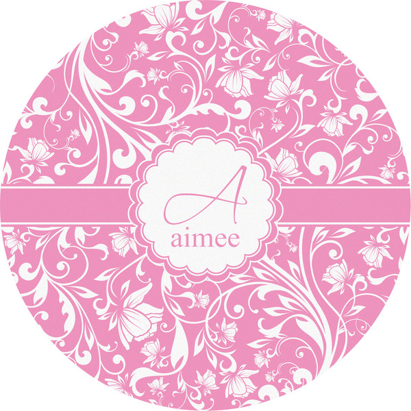 Custom Floral Vine Multipurpose Round Labels - 5" (Personalized)